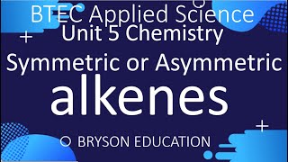 Symmetrical and Unsymmetrical Alkeneorganic chemistryrandom Lecture [upl. by Duck]