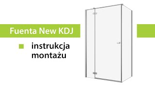 Montaż kabiny prysznicowej  Radaway Fuenta New KDJ [upl. by Farron]