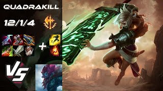 TOP Riven vs Trundle QUADRAKILL  NA Master Patch 1419 [upl. by Noelc]