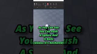 How To Add A Sphere In Roblox Studio roblox robloxstudiotips robloxstudio coding shorts short [upl. by Abby]