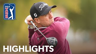 Justin Thomas fires 11under 61  Round 3  The American Express  2024 [upl. by Yblok]