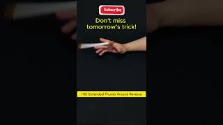 daily trick 16 Extended Thumb Around Reverse spinning pen tricks tutorial penspinningtutorial [upl. by Yesoj]