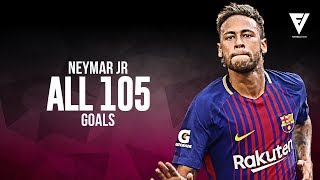 Neymar Jr  All 105 Goals For FC Barcelona  Welcome To PSG  2013  2017 HD [upl. by Egwan]