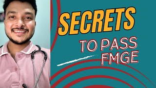 Secrets to pass FMGE  FMGE December  aquiqur rahman  mbbs mbbsstudent college fmge fmge2024 [upl. by Udale]