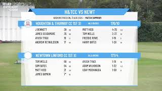 Houghton amp Thurnby CC 1st XI v Newtown Linford CC 1st XI [upl. by Razaele]