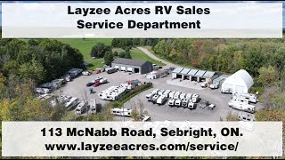 Layzee Acres RV Sales Service Department  An Inside Look [upl. by Brod]