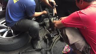 Honda jazz 13 2012 model rack and pinion bushing repair philippines [upl. by Kiernan]