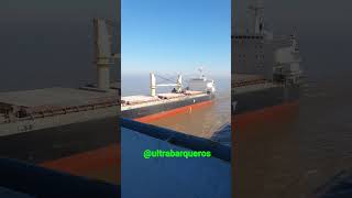 BulkCarrierShip quotALKYONI SBquot CrudeOilTanker Ship quotCABO PILARquot PuntaIndioChannel ARG 17072024 [upl. by Akitahs]