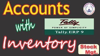 Tally ERP9 Accounts with Inventory Basic ClassHindi Stock Group ItemUnitsStock Mgt in Tally [upl. by Anrym]