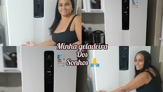 geladeira Eletrolux inverse 490 litros modelo ib7  geladeira dos sonhos 🙏 [upl. by Eellac]