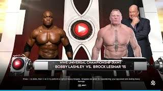 Bobby Lashley Vs Brock Lesnar Extreme Rules Match For The WWE Universal Title  WWE 2K24 [upl. by Vacuva]