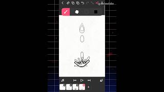 How to animate water drop in FlipaClip💧✨  shorts waterdropanimation [upl. by Fidelia]