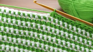 Fantastic👌💯 two color Super Easy Crochet Baby Blanket For Beginners online Tutorial crochetblanket [upl. by Eadmund965]