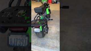 This is the Nomad mini bike build by Chadz Mini Fab [upl. by Enirhtak71]