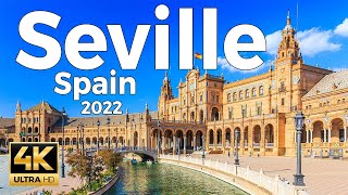 Seville 2022 Spain Walking Tour 4k Ultra HD 60 fps  With Captions [upl. by Alidia]