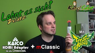 Lohnt sich der mClassic in Kombination mit dem Dreamcast HDMI Adapter von Kaico Zusatz [upl. by Ymarej420]