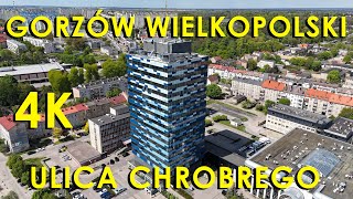 Gorzów Wielkopolski ul Chrobrego i okolice Słownianka Arena Gorzów DRON [upl. by Blayze37]