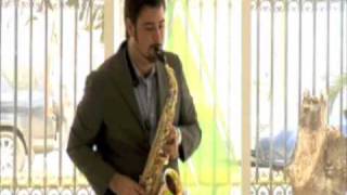 Bach Chaconne Saxophone from Violin Partita in Dminor part 1 [upl. by Ecnarrat635]