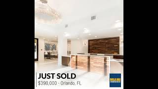 Just Sold for 390000 Condo with 2 beds 3 baths in Orlando FL [upl. by Enilegna]