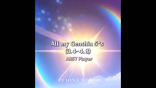 All my Genshin 5s  34  48  Genshin Impact [upl. by Amalburga]