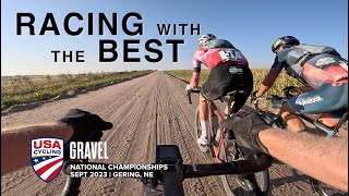 Racing With The Best  USA Gravel National Championships [upl. by Neeleuqcaj]