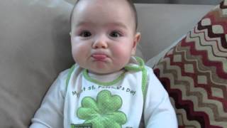 Baby Cries When Daddy Says quotYayquot [upl. by Akeim]