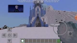 Minecraft Music video in Elsa New ice Castle Noora Ahmed [upl. by Enajharas110]