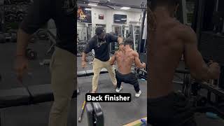 Back day back finisher gym fitness [upl. by Attenauqa123]