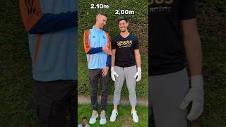 My Height vs Courtois Whos Tallerquot [upl. by Anaz121]