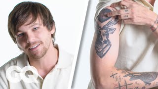 Louis Tomlinson Breaks Down His Tattoos  GQ [upl. by Gnud]