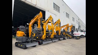 Jining Nicosail Mini Excavator Quality Inspection [upl. by Morita]