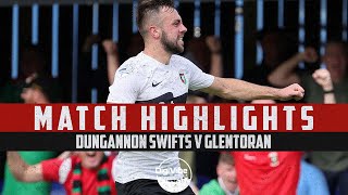 Dungannon Swifts vs Glentoran  28th August 2021 23 [upl. by Fenwick114]