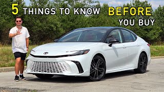 5 Things You NEED to KNOW About the 2025 Toyota Camry Before Buying [upl. by Htederem770]