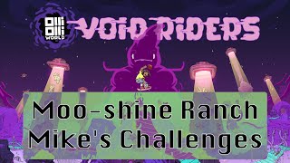 OlliOlli World VOID Riders DLC  Mooshine Ranch All 3 Mikes Challenges [upl. by Lamarre775]