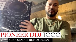 How To Replace The Crossfader On The Pioneer DDJ10001000 SRTSerato versionRepairFixReplacement [upl. by Arvad931]