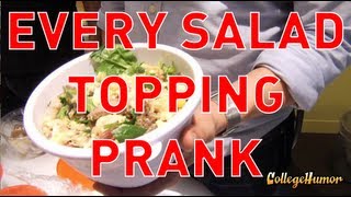 Ordering a Salad with Every Topping Prank [upl. by Kalk]