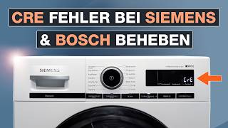 CRE am Siemens amp Bosch Trockner beheben am Beispiel IQ700 🧺 CrE Fehlermeldung löschen – Testventure [upl. by Aborn]