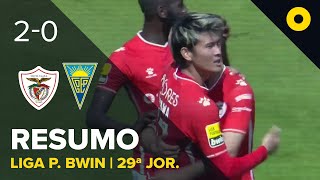 Resumo Santa Clara 20 Estoril Praia  Liga Portugal bwin  SPORT TV [upl. by Xenophon311]