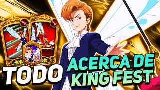 TODO ACERCA de KING FEST EQUIPAMIENTOS MEJORES EQUIPOS Y MAS  7DS Grand Cross [upl. by Laehcym]