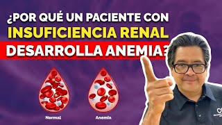 ¿Porqué un paciente con INSUFICIENCIA RENAL desarrolla ANEMIA 😥 [upl. by Kylen9]