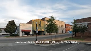 Sandersville Ga Rad EBike Ride July 27th 2024 radmini ebike travelvlog video [upl. by Balcke]