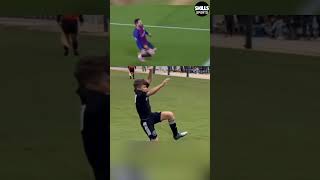 THIAGO HOMENAJEO a LIONEL MESSI en su FESTEJO de GOL [upl. by Shue928]