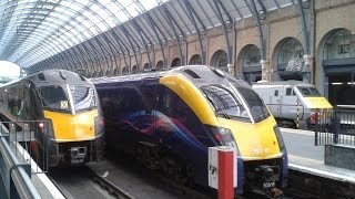 Trains at London Kings Cross [upl. by Neelcaj547]