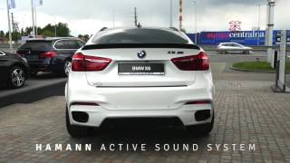 BMW X6 M50d F16 with HAMANN Active Sound Exhaust System [upl. by Tsirc]