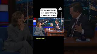 Kamala Harris Calls Trump a Loser on The Late Show With Stephen Colbert [upl. by Siesser917]