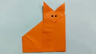 How To Make a Origami Paper wolf  DIY Paper wolf  Paper Animals  Easy Paper Wolf 🐺 [upl. by Euhsoj]