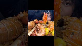 Seafood boil Mukbang ASMR Homecooking Eatingshow [upl. by Ramsdell]