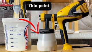 How to Thin Paint for Paint Sprayer [upl. by Idnat]