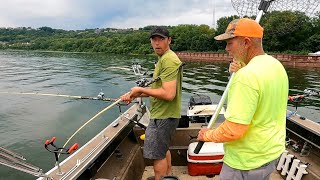 Blue Catfish Annihilation 🔥Ohio River [upl. by Pokorny]