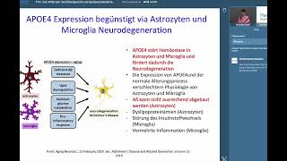 Ausschnitt Vortrag ApoE4Gen und AlzheimerRisiko 81024 [upl. by Jane]